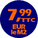 7,99 EUR le M2
