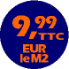 9,99 EUR le M2